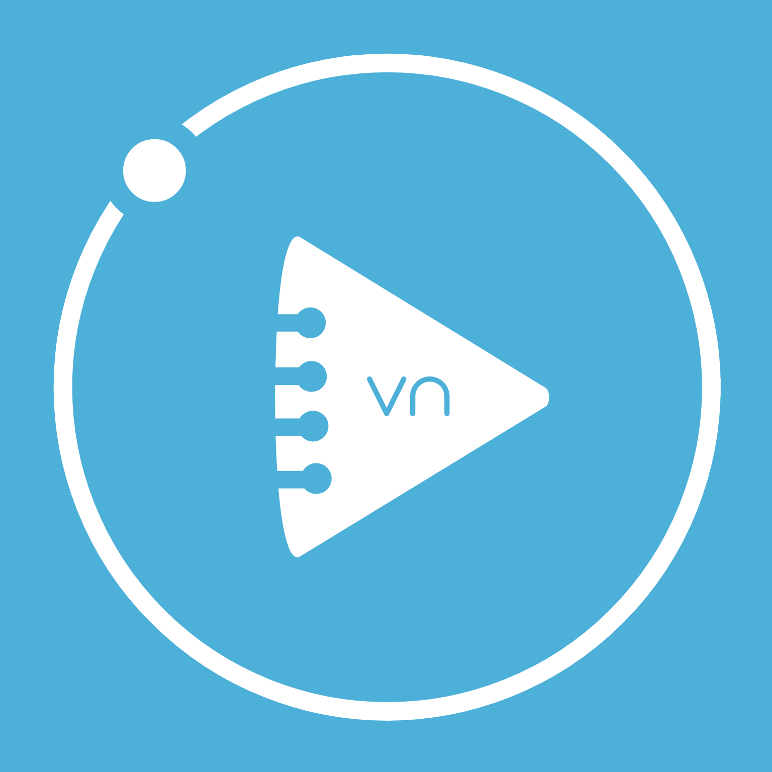 VN PLAYER (Video Notes Player) logo